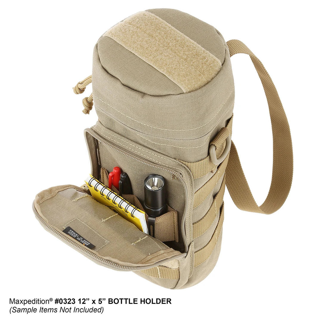 Hydration Pouches Maxpedition 12" X 5" Bottle Holder