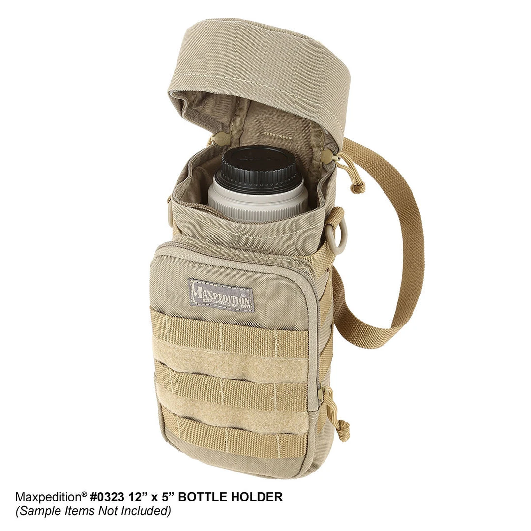 Hydration Pouches Maxpedition 12" X 5" Bottle Holder