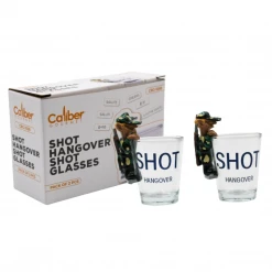 Novelties Caliber Gourmet Shot Hangover Shot Glass, Set Of 2