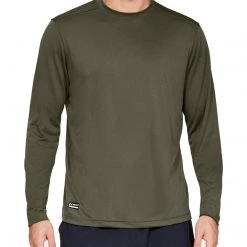 Solid Color T-Shirts Under Armour Tech Long Sleeve T-Shirt