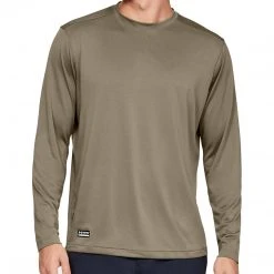 Solid Color T-Shirts Under Armour Tech Long Sleeve T-Shirt