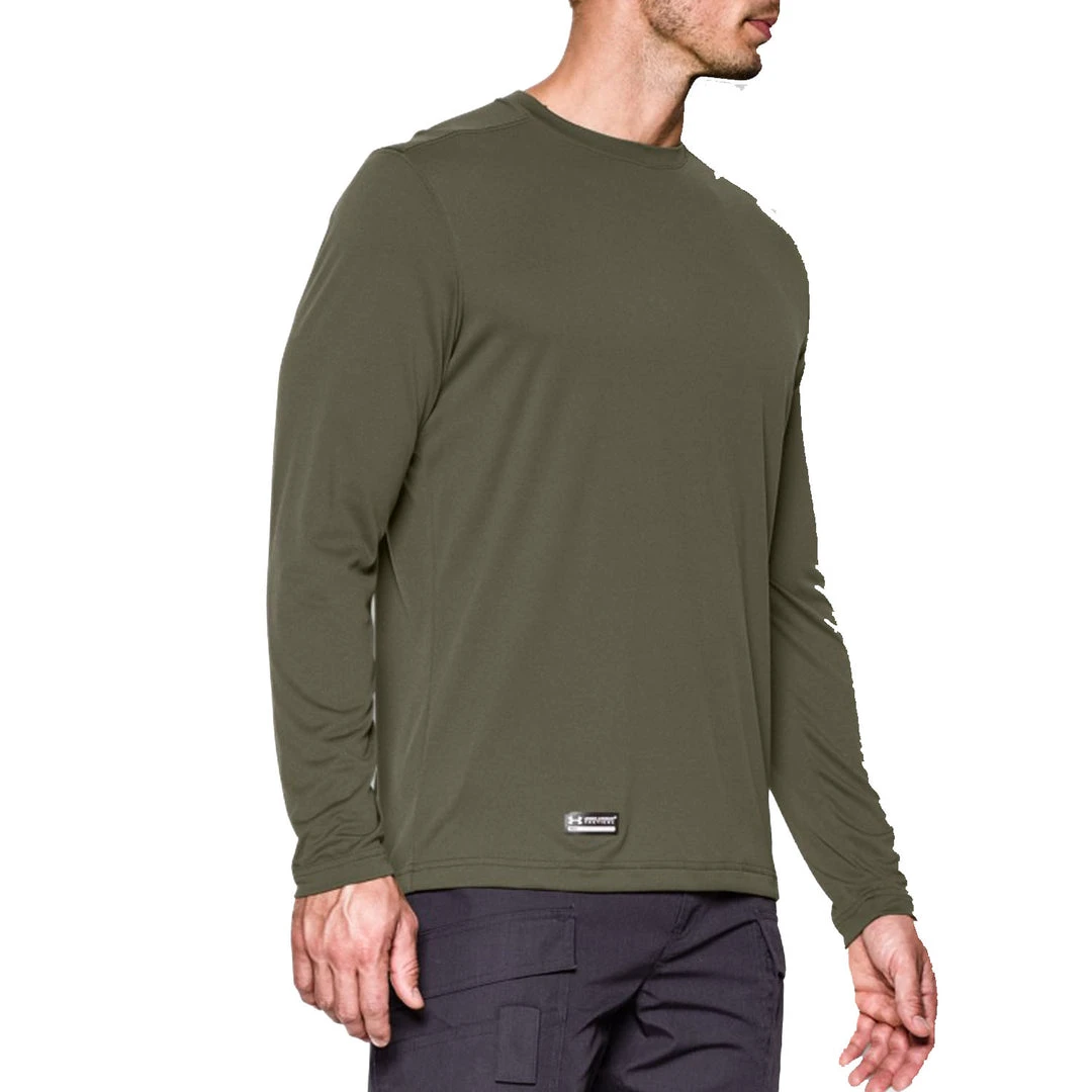 Solid Color T-Shirts Under Armour Tech Long Sleeve T-Shirt