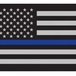 Rothco Thin Blue Line Flag Decal