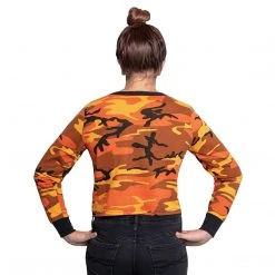 Rothco Women's Camo Long Sleeve Crop Top Camo T-Shirts