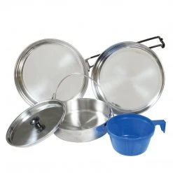 Rothco 5 Piece Stainless Steel Mess Kit Cooking Utensils