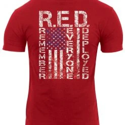 Rothco Athletic Fit R.E.D. (Remember Everyone Deployed) T-Shirt