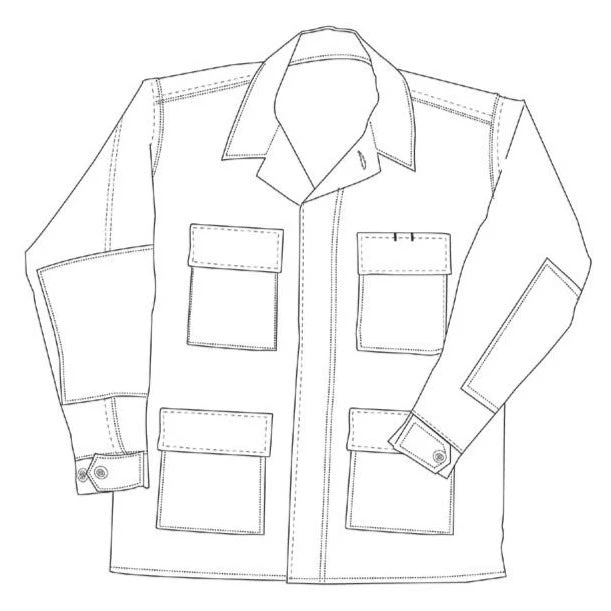 Tru-Spec BDU 100% Cotton Coat BDU Solid Color Shirts