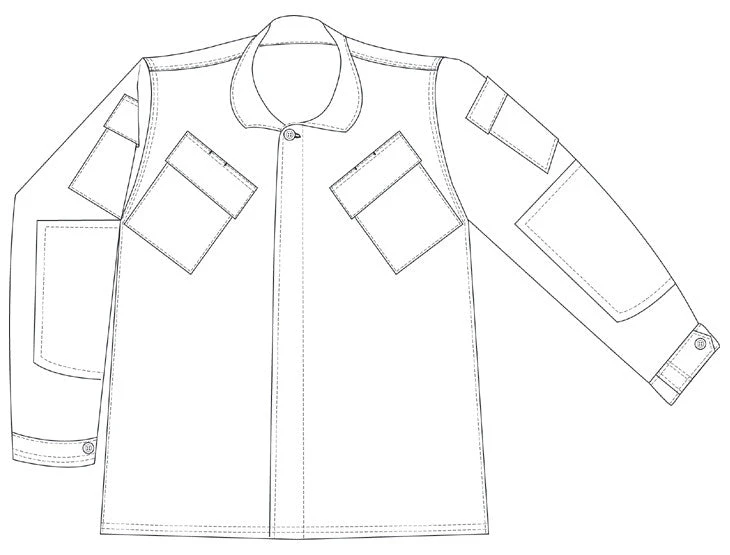 Tru-Spec Digital Camouflage Battle Shirt BDU Camouflage Shirts