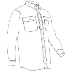 Dress Shirts Tru-Spec X-Fire Long Sleeve Dress Shirt
