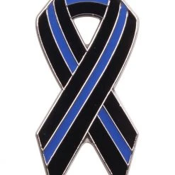 Rothco Thin Blue Line Ribbon Pin Jewelry