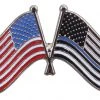 Rothco Thin Blue Line US Flag Pin