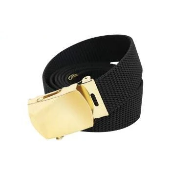 Rothco Nylon Web Belt - Black Webbing Belts