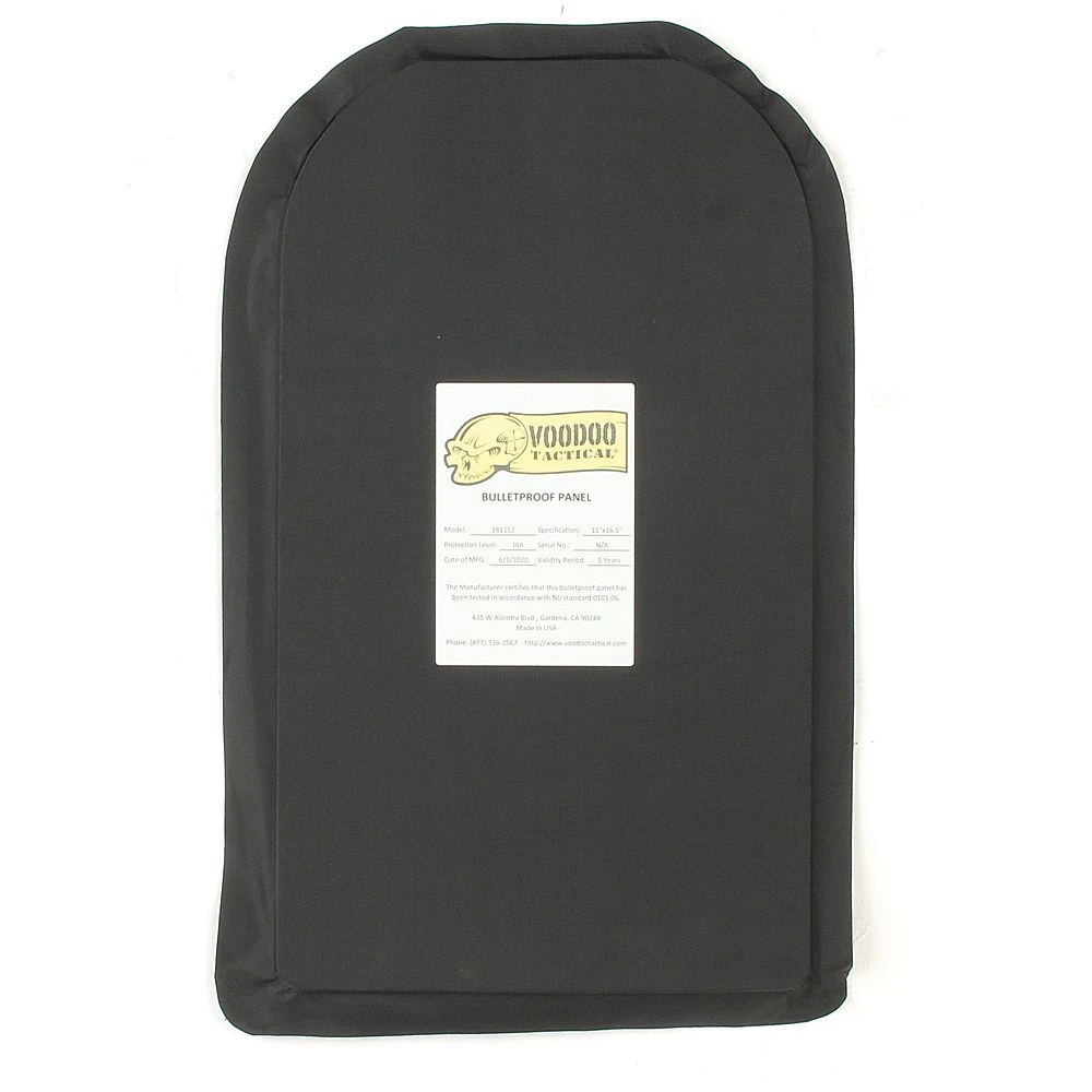 Armor Voodoo Tactical Curve Top Level IIIA Ballistic Panel 16.25 X 9.5
