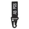 Key Holders Voodoo Tactical Embroidered Blood Tags- AB Positive