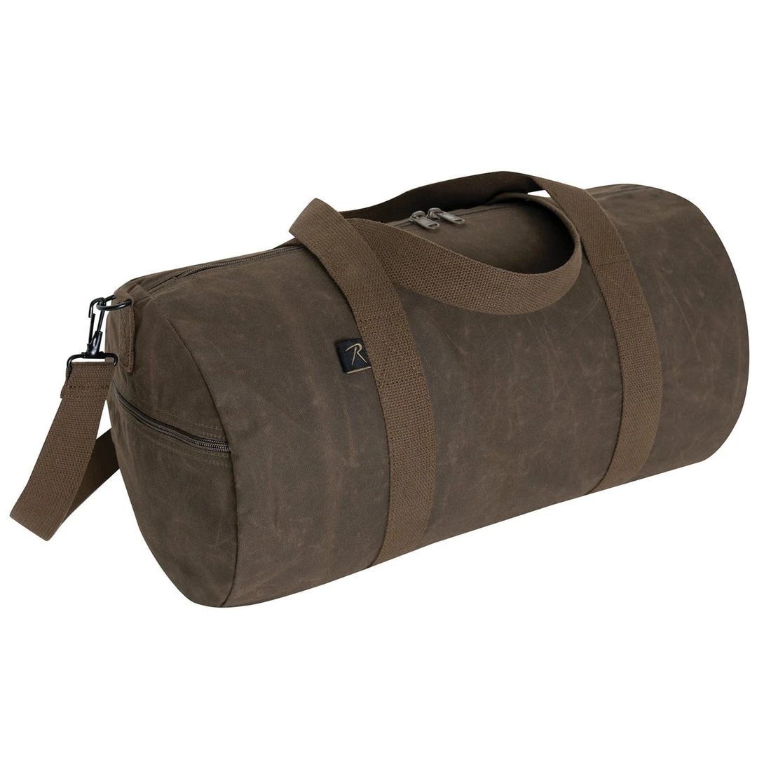 Rothco Wax Canvas Shoulder Duffle Bag - 19 Inch Duffel Bags