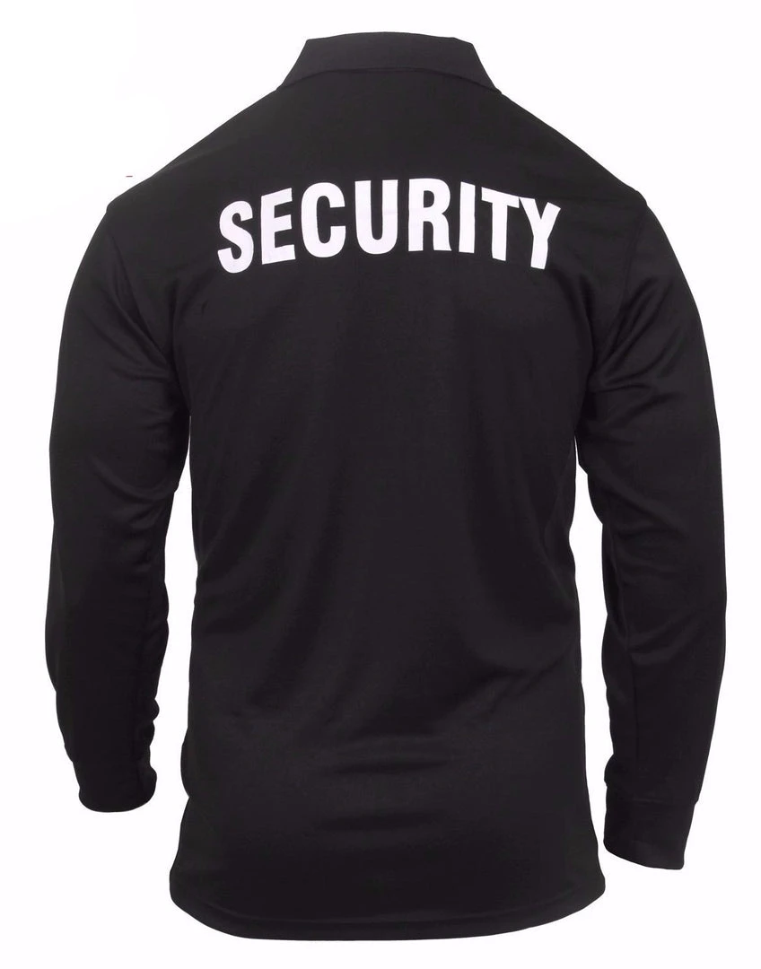 Rothco Moisture Wicking Long Sleeve Security Polo Polo Shirts