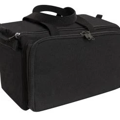 Rothco Canvas Tactical Shooting Range Bag - Black Gun Bags & Gun Cases