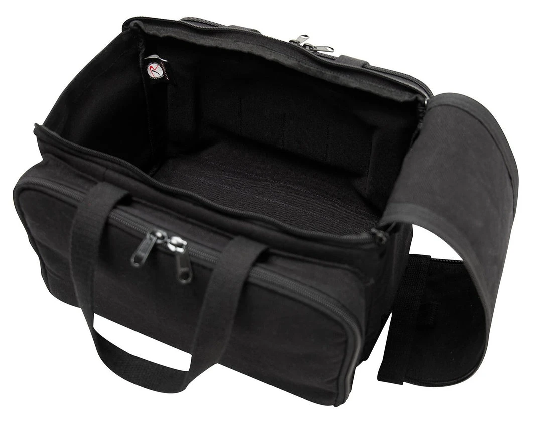 Rothco Canvas Tactical Shooting Range Bag - Black Gun Bags & Gun Cases