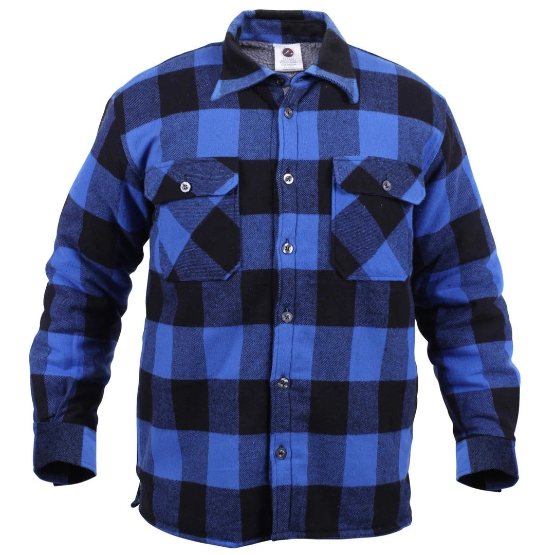 Rothco Extra Heavyweight Buffalo Plaid Sherpa-lined Flannel Shirts