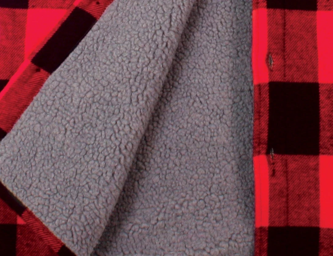 Rothco Extra Heavyweight Buffalo Plaid Sherpa-lined Flannel Shirts