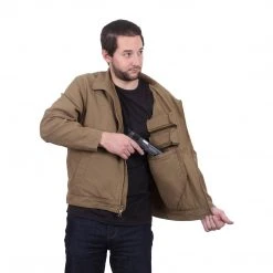 Rothco Lightweight Concealed Carry Jacket - Coyote Brown