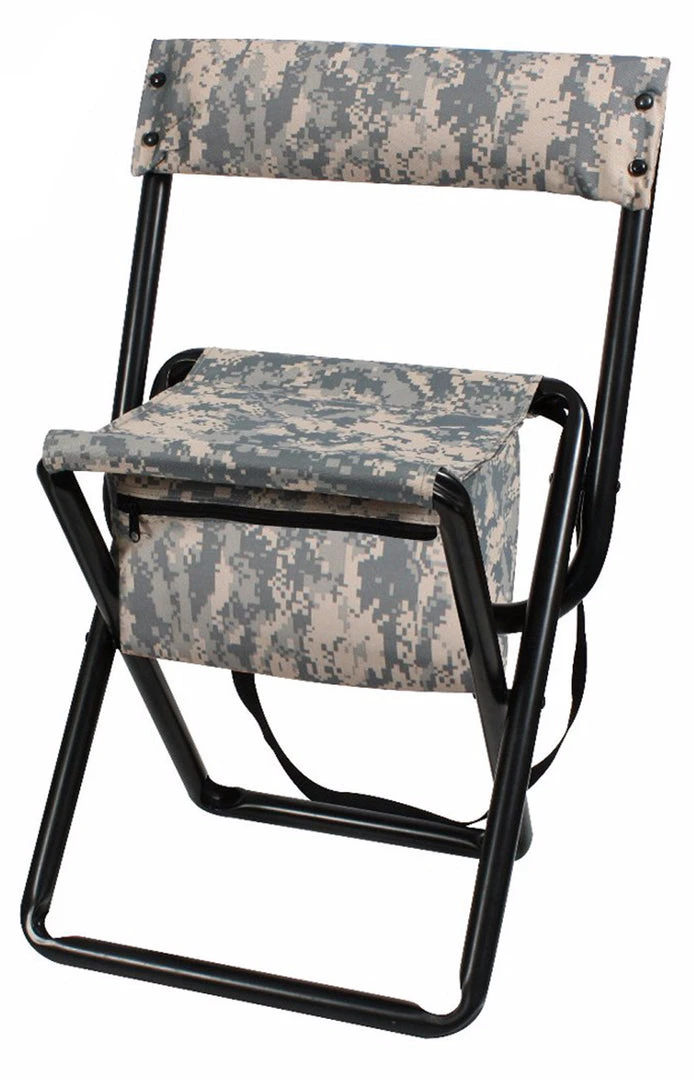 Rothco Deluxe Camo Stool With Pouch Cots & Camping Chairs