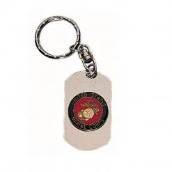 Rothco Marines Dog Tag Key Chain Key Holders