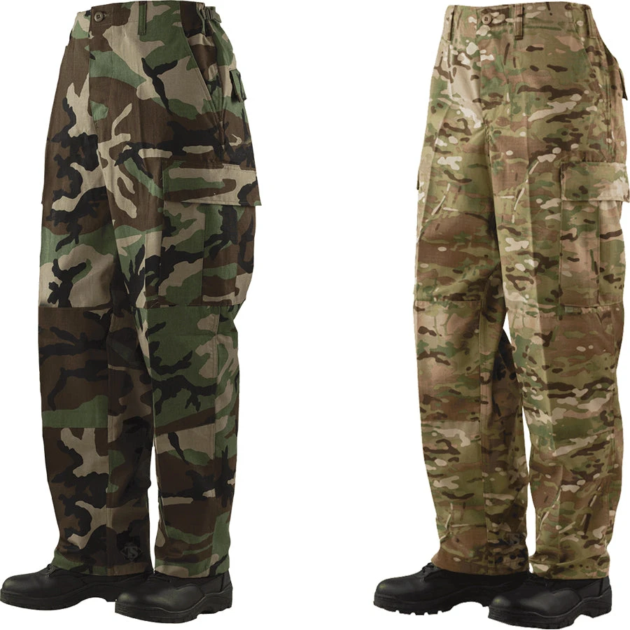 Camo Pants Tru-Spec BDU Camouflage Pants (50/50 Cordura Nylon Cotton Rip-Stop)