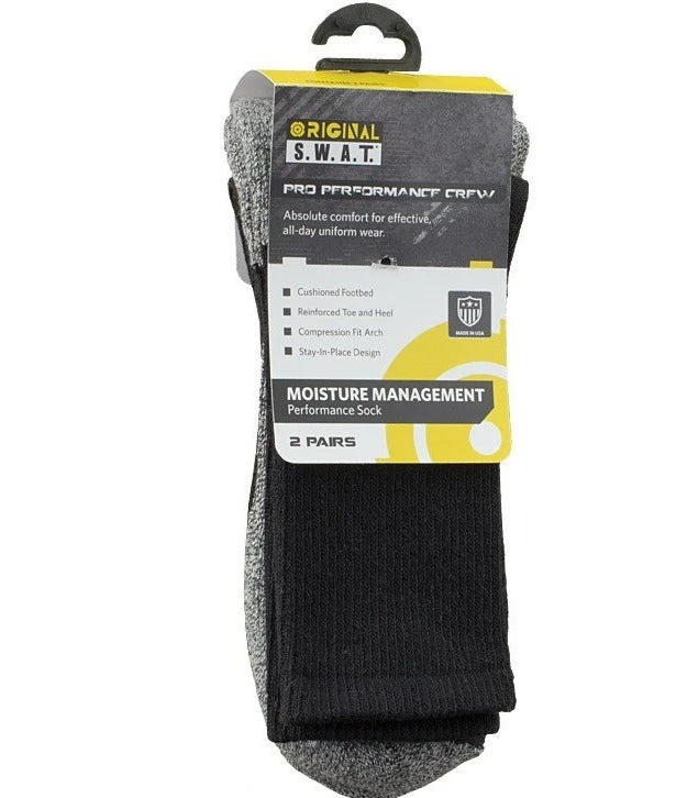 Original SWAT Pro Performance Crew Socks (2 Pairs) Footwear Accessories