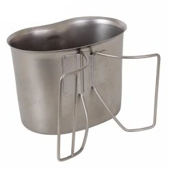 Rothco GI Style Stainless Steel Canteen Cup Hydration Bottles & Canteens