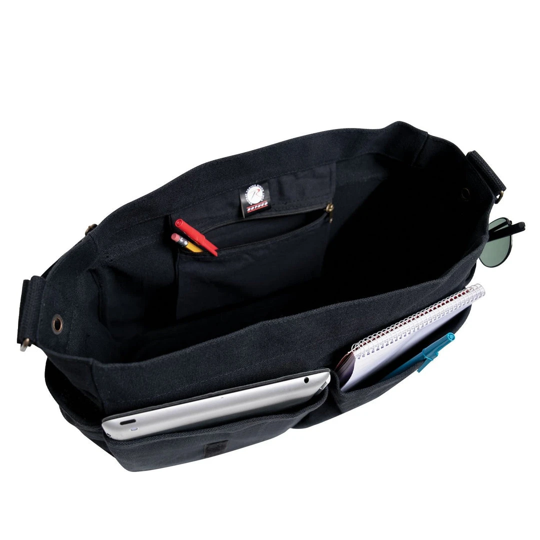 Rothco Distressed U.S. Flag Canvas Messenger Bag