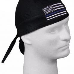 Bandanas & Headwraps Rothco Thin Blue Line Flag Headwrap
