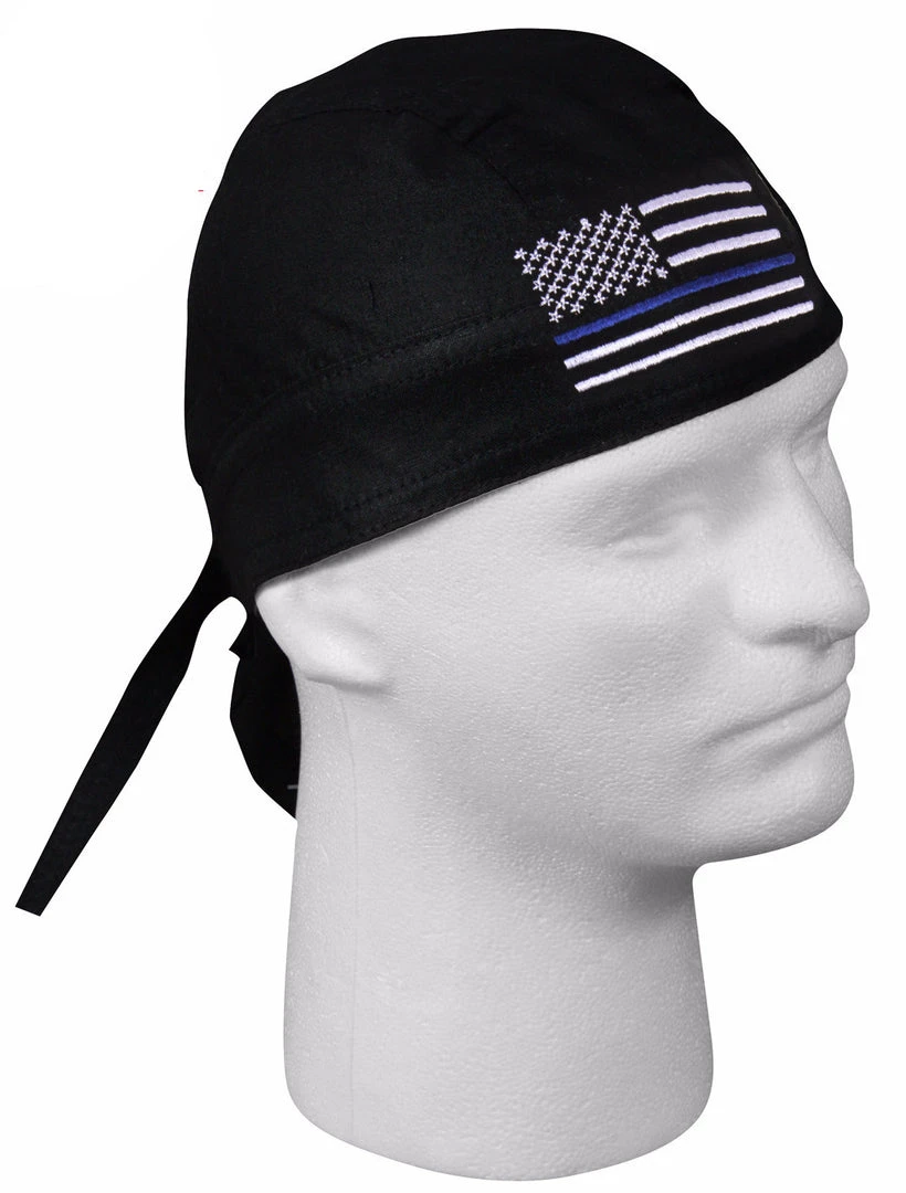 Bandanas & Headwraps Rothco Thin Blue Line Flag Headwrap