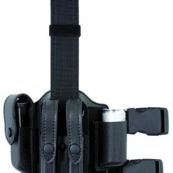 Safariland Model 6004-6 Double Strap Leg Shroud - Complete Assembly Drop Leg Pouches