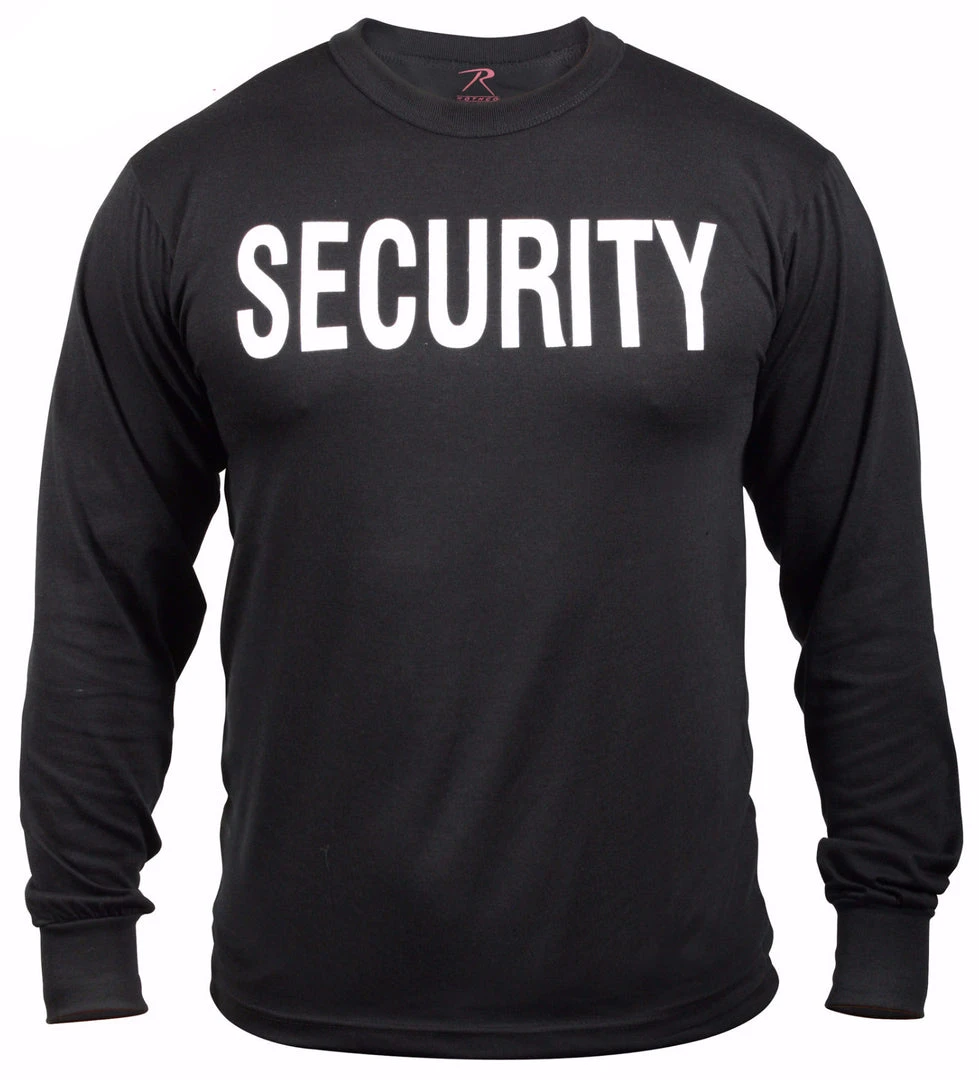 Public Safety Shirts Rothco 2-Sided Security Long Sleeve T-Shirt