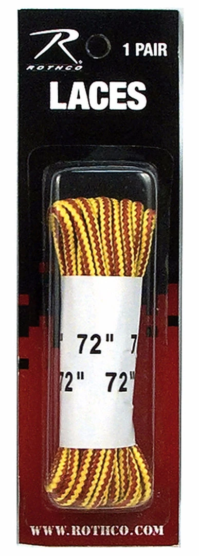 Rothco 72" Tan Nylon Work Boot Laces Footwear Accessories
