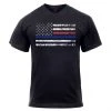 Graphic Printed T-Shirts Rothco Thin Blue Line & Thin Red Line T-shirt