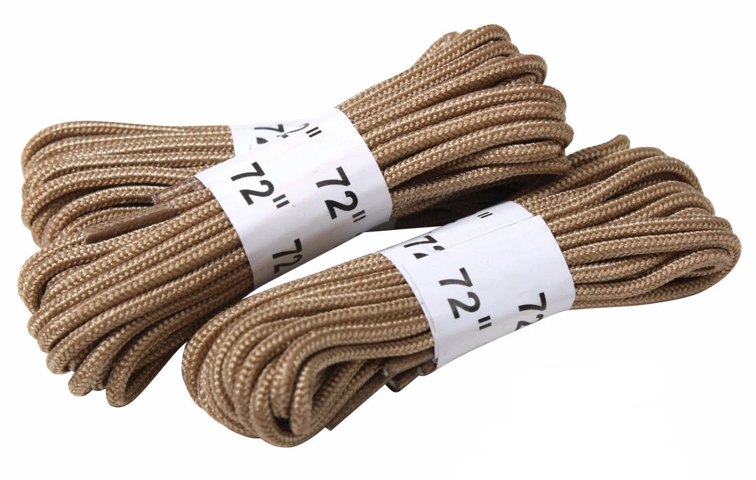 Rothco 72" Boot Laces - 3 Pack Footwear Accessories