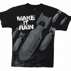 Graphic Printed T-Shirts Rothco Make It Rain Bombs T-shirt