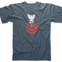 Rothco Vintage Naval Rank Insignia T-Shirt Graphic Printed T-Shirts