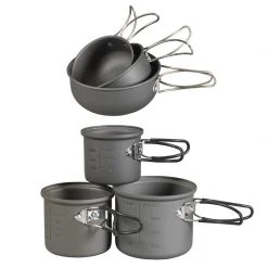Proforce Equipment NDuR 6 Piece Essentials Cookware Mess Kit Camping Stoves