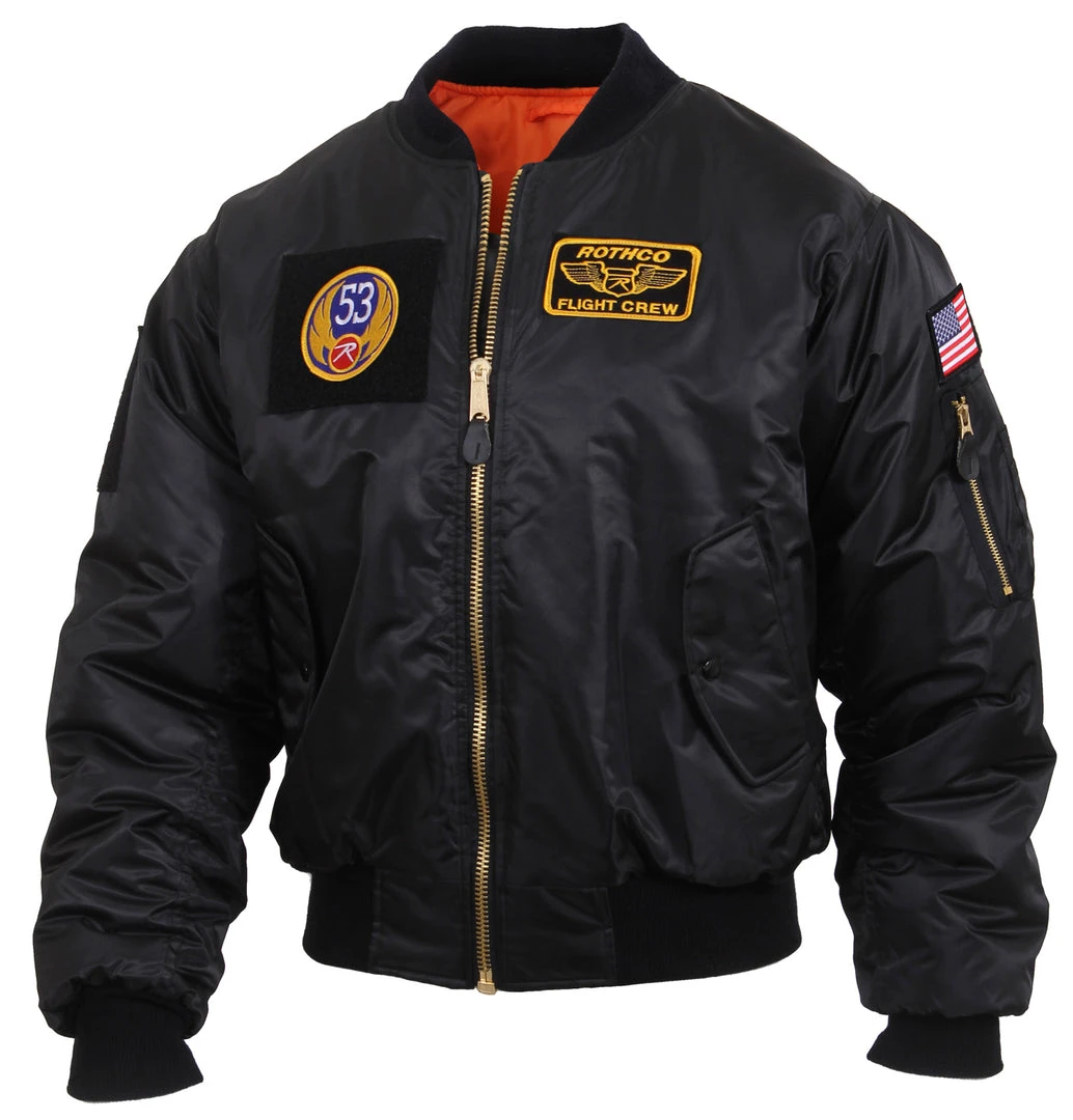 Rothco MA-1 Flight Jacket With Patches