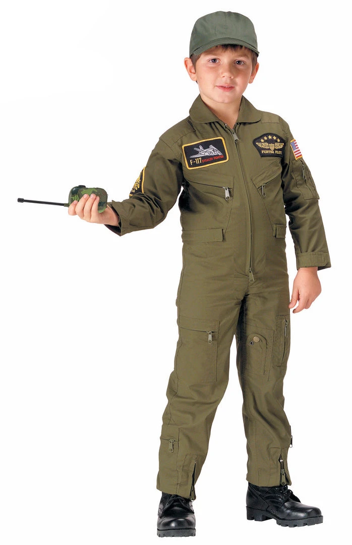 Kids Clothing Rothco Kid's Flight Coverall With Patches