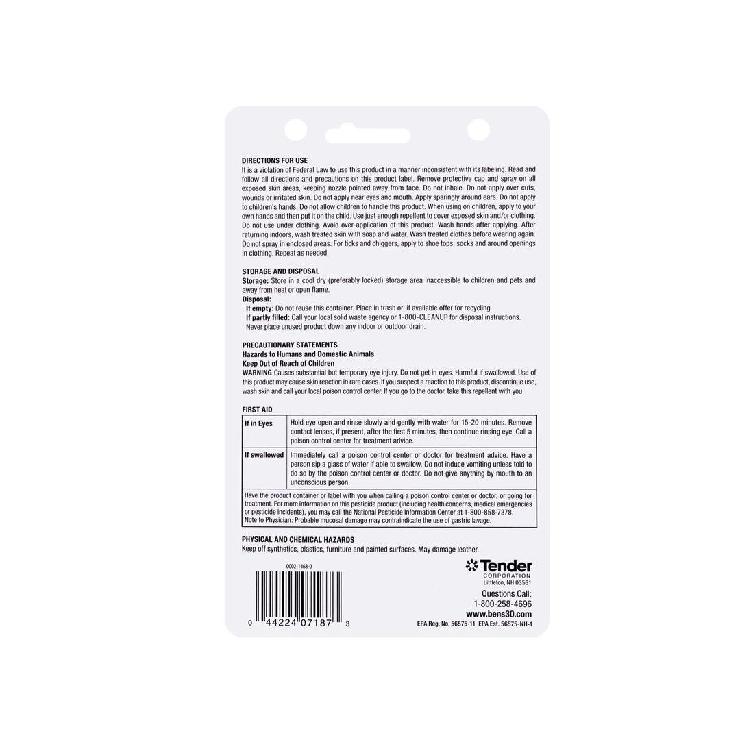 Rothco Ben's 30 Spray Pump Insect Repellent