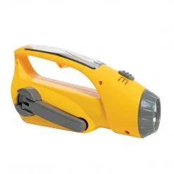 Rothco Solar/Wind Up Flashlight With Radio Camping Accessories