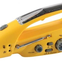 Rothco Solar/Wind Up Flashlight With Radio Camping Accessories