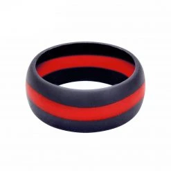 Jewelry Rothco Thin Red Line Silicone Ring