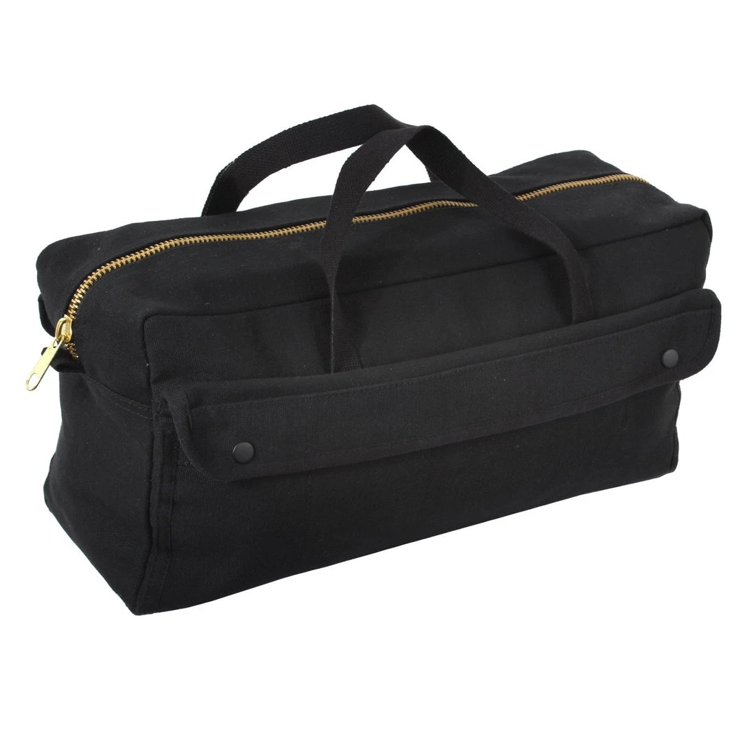 Rothco Canvas Jumbo Tool Bag With Brass Zipper Duffel Bags