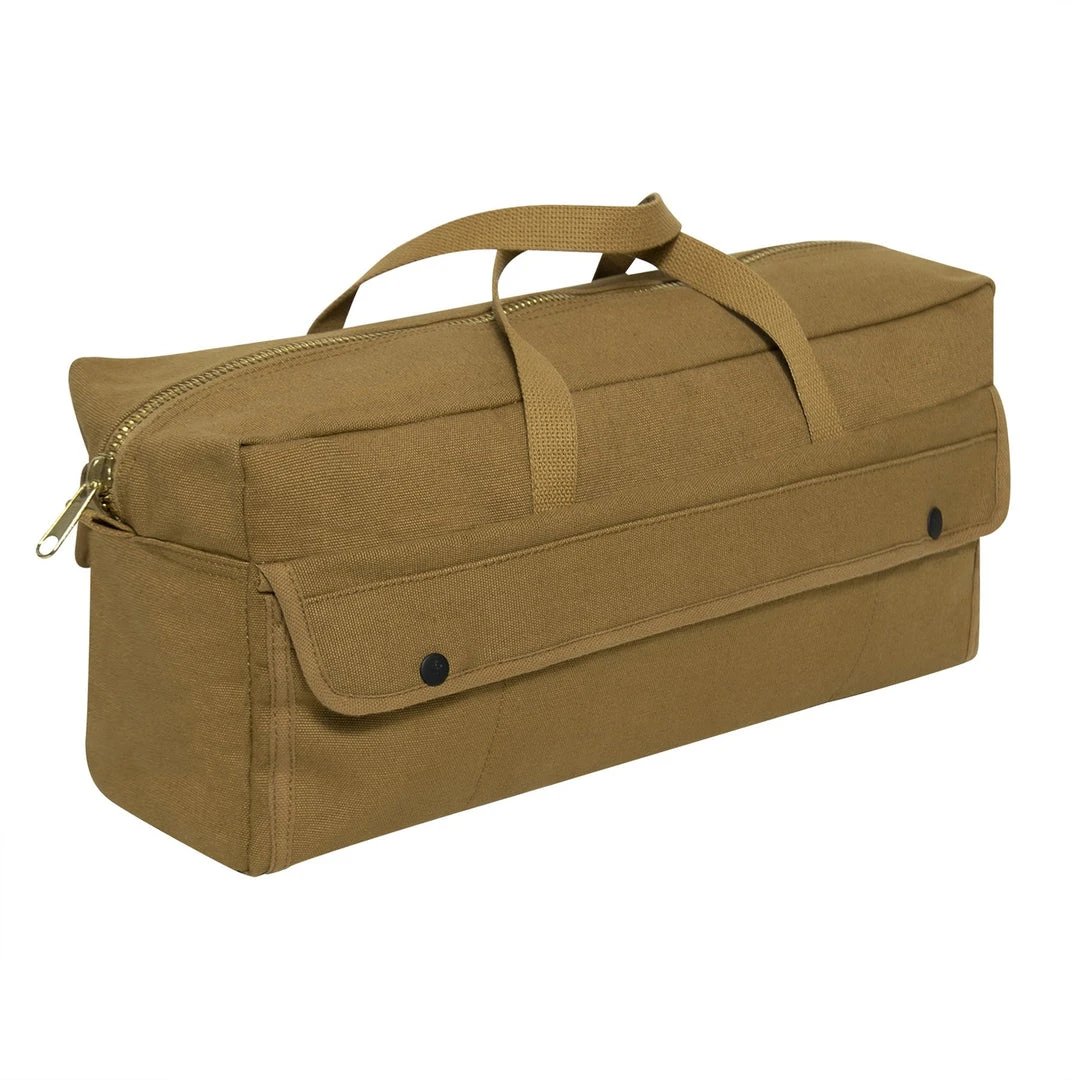 Rothco Canvas Jumbo Tool Bag With Brass Zipper Duffel Bags