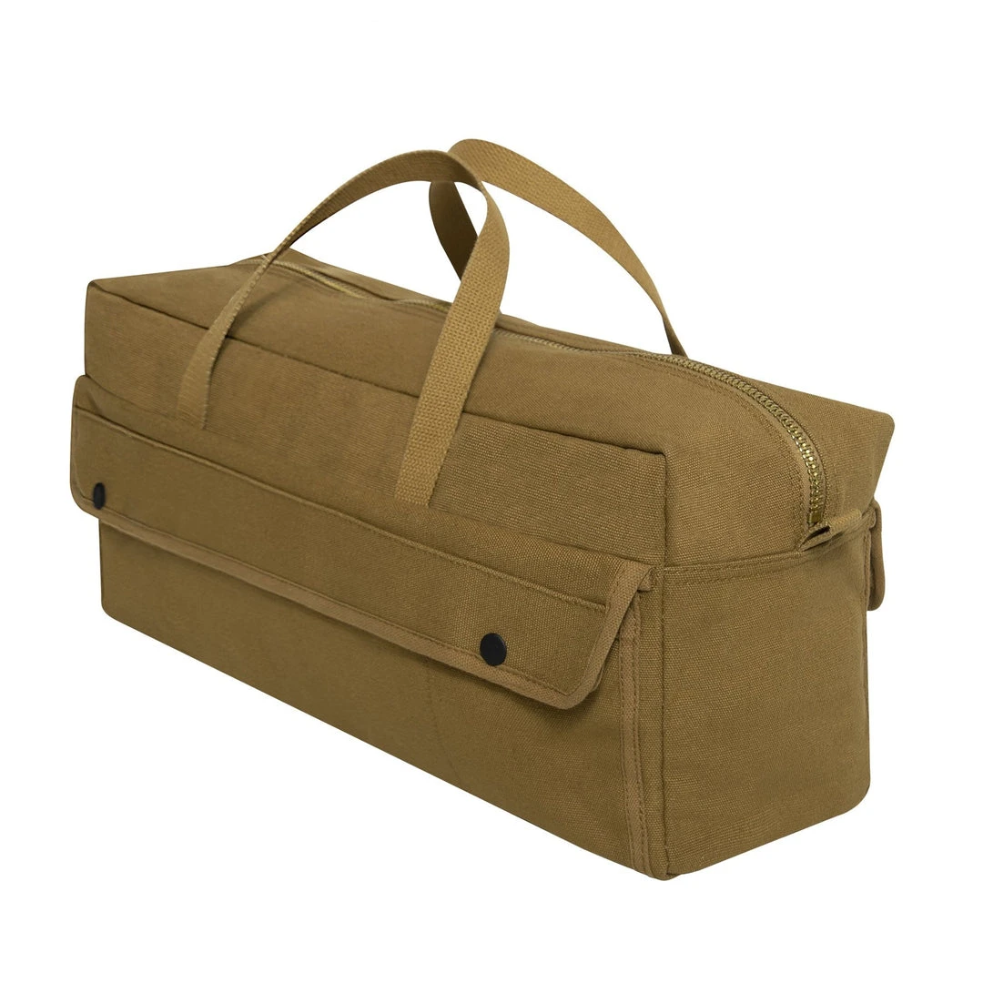 Rothco Canvas Jumbo Tool Bag With Brass Zipper Duffel Bags